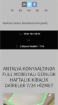 Mobile Screenshot of antalyagunlukev.com