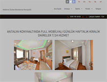 Tablet Screenshot of antalyagunlukev.com